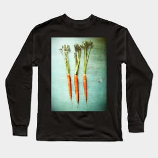 Three Carrots Long Sleeve T-Shirt